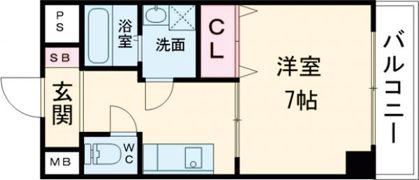 ゼファー東大阪の間取り画像