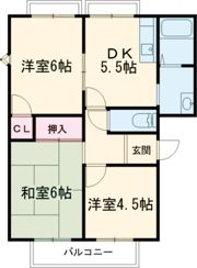 フレグランス金保の間取り画像