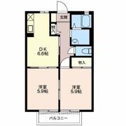 ピュアライズ吉村Aの間取り画像
