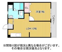 スカイアートの間取り画像