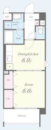 ハニーエストゥディオの間取り画像