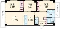 パルコートの間取り画像