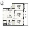 シティクレスト Cの間取り画像