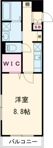 MISTRAL千代田町の間取り画像