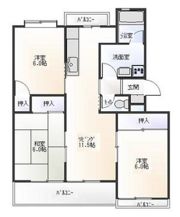 桜台マンションの間取り画像