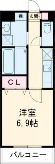 MISTRAL千代田町の間取り画像