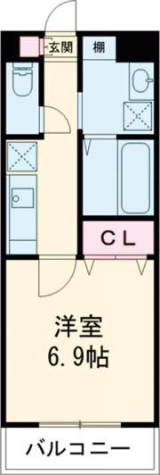 MISTRAL千代田町の間取り画像