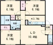 PineHills PartⅠの間取り画像