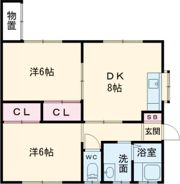 下川原貸家の間取り画像