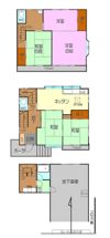 新堀賃貸戸建の間取り画像