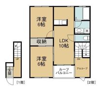 エスタシア千代田 A棟の間取り画像