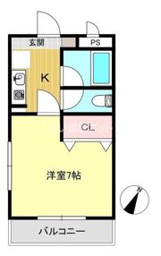 メゾンM＆A籠原の間取り画像
