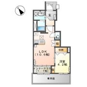 宇都宮市雀の宮アパート新築工事の間取り画像