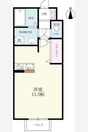 トレゾール神園の間取り画像