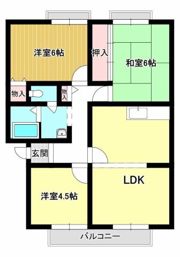 ホワイトガーデン壱番館の間取り画像