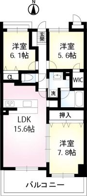 ヴィラモラージュの間取り画像