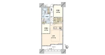 パークタワー向ヶ丘遊園の間取り画像