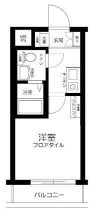 アーバンヒルズ平井の間取り画像