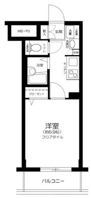 エスコート西荻窪の間取り画像