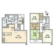 菊名戸建の間取り画像