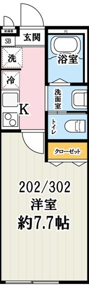 （仮称）キャメル稲毛2の間取り画像
