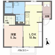 グロリアーズ鶴ヶ谷の間取り画像