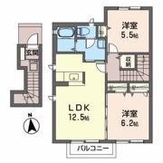 メゾン ケイワAの間取り画像