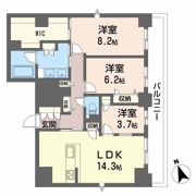 ラヴェール横川の間取り画像