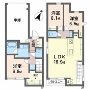 S邸貸家の間取り画像