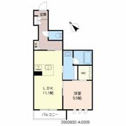アミコートKの間取り画像