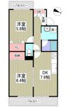 白富士ハイツの間取り画像