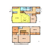 岩倉市中本町貸家の間取り画像