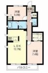 シャルマン大芝Dの間取り画像
