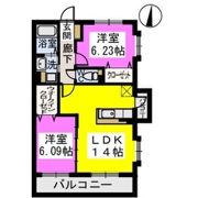 カーサ コスタの間取り画像