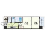 エステムコート京都二条の間取り画像