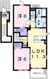 シーズンズ コンフォートⅡの間取り画像