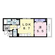 アビタ諸福の間取り画像