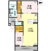 ディーカストルの間取り画像