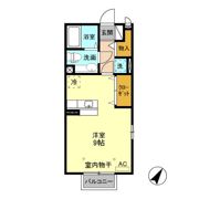 シェル駒生 Cの間取り画像