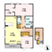 シエルツリー Ⅱの間取り画像