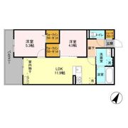 ウエスト レジデンスの間取り画像