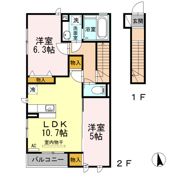 メゾン ド ショコラの間取り画像