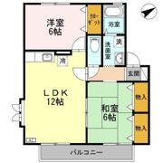 セゾン・ド・フルール Dの間取り画像