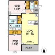 カサ クアルトの間取り画像