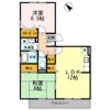 リベルテSⅡの間取り画像