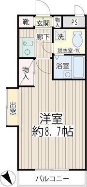 リヴェール川崎の間取り画像