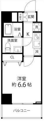 フロンティアコンフォート鶴見市場の間取り画像