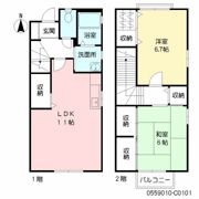 プレステージ22 C棟の間取り画像