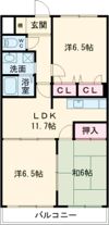 レア・シャトーシンワの間取り画像