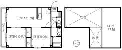 ピュール西の丘の間取り画像